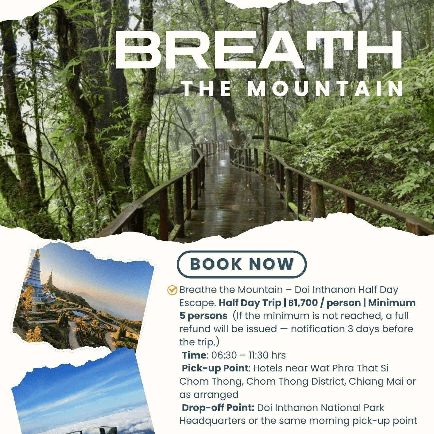 Week 1 - Doi Inthanon Half Day Trip