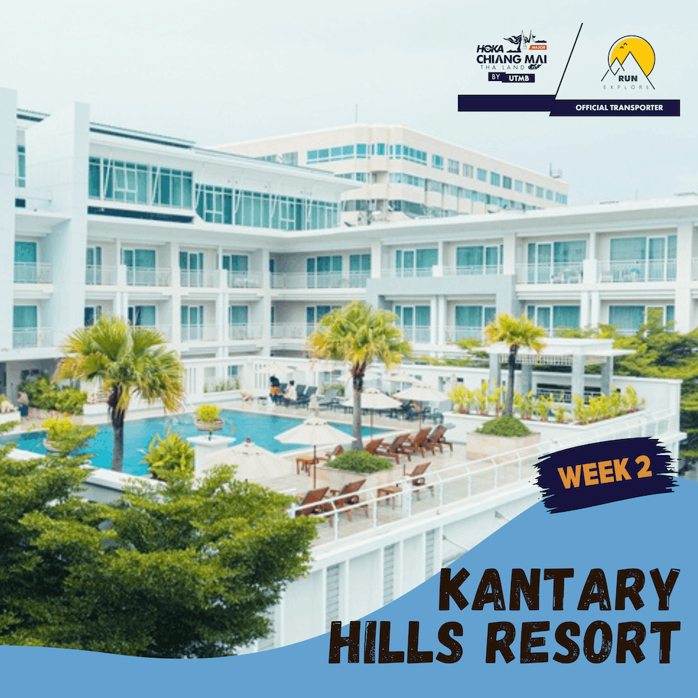 Week 2 - Accommodation + Breakfast @Kantari Hill Resort (4 stars) Chiang Mai